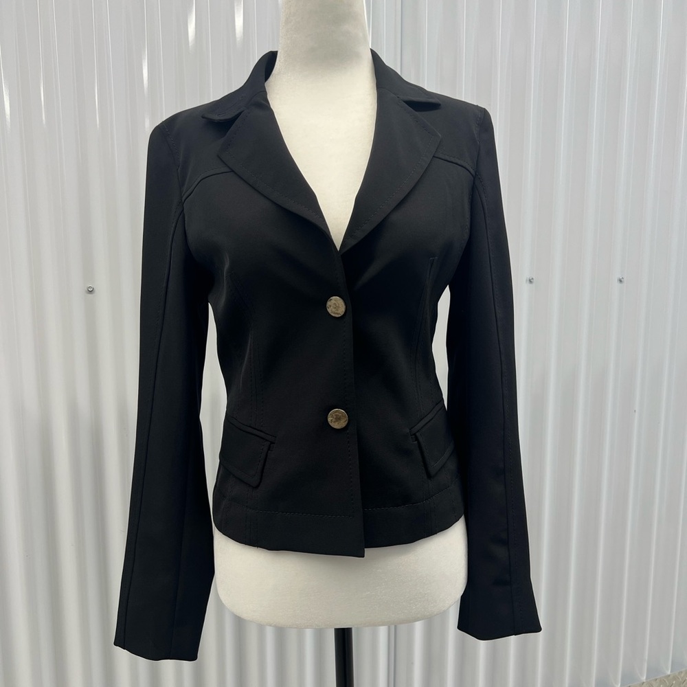 Max & Co. Classics Black Blazer Jacket Women’s Size 6 (IT 40) Made in Italy NWT